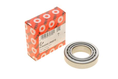 Підшипник КПП роликовий FAG KLM48548LM48510