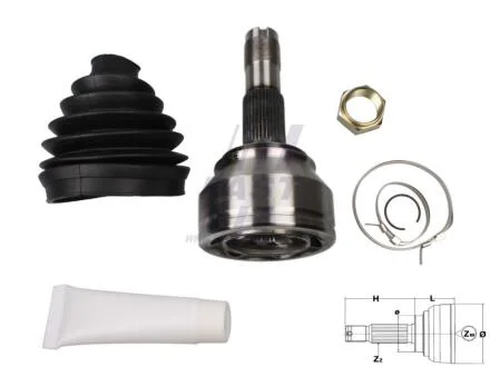 ШРУС FIAT Ducato 06> Зовніш 15/17q Lock Middle FAST FT25078K