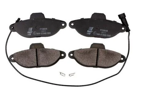 Колодки гальмівні дискові передні FIAT Fiorino 07-, Punto 03-10, Qubo 08-19, 500 07-20, Panda 03-12, Seicento 98-10; CHEVROLET Volt 10-15 FAST FT29005