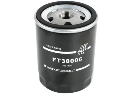 Фільтр масляний 1.8MPI 16V,1.7D 8V,1.7TD 8V,1.9D 8V,1.9TD 8V,1.9D 8V,1.9TD 8V Fiat Ducato 94-02, Fiat Bravo 95-01, Fiat Palio 96-20 FAST FT38006