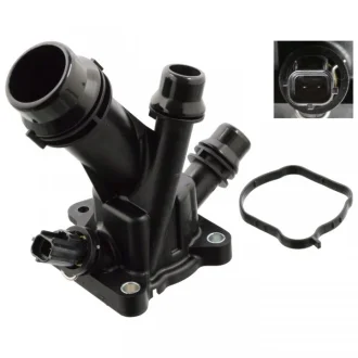 Термостат з корпусом, прокладкою та термовимикачем VOLVO XC60 09- (FEBI) FEBI BILSTEIN 104762