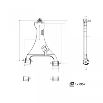 Важіль підвіски FEBI BILSTEIN 177967