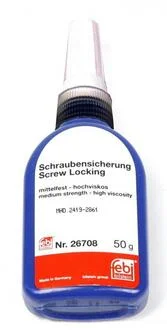 Фіксатор різьблення FEBI синій середньої фіксації (50г) FEBI BILSTEIN 26708