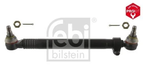 Поздовжня рульова тяга з корончастими гайками та шплінтами FEBI BILSTEIN 35177