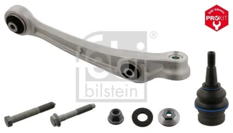 Важіль підвіски з сайлентблоком, кульовою опорою і гайкою FEBI BILSTEIN 40412
