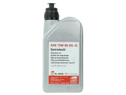 Олія трансміс. FEBI SAE 75W-80 GL-5 (Каністра 1л)) FEBI BILSTEIN 40580