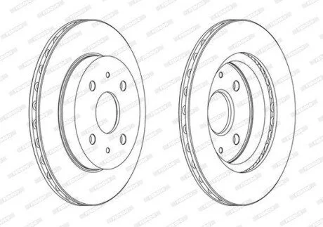 Гальмівний диск FERODO DDF1774C