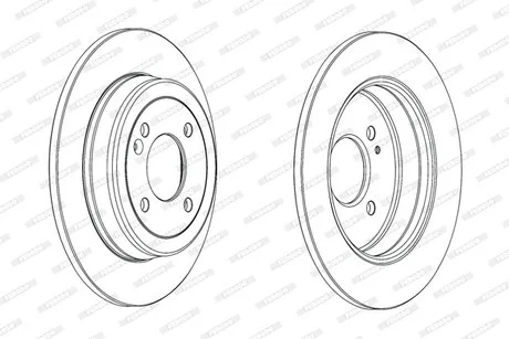 Гальмівний диск FERODO DDF2090C