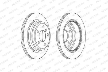Тормозной диск FERODO DDF2313C