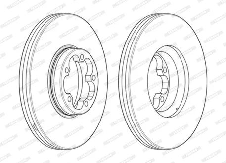 Гальмівний диск FERODO DDF24681