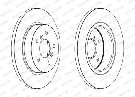 Диск гальмівний FERODO DDF2683C