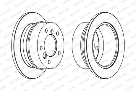 Гальмівний диск FERODO FCR230A