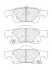 Тормозные колодки, дисковые. FERODO FDB4819 (фото 1)