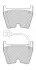 Тормозные колодки, дисковые. FERODO FDB5023 (фото 1)