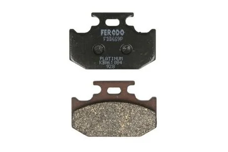 Комплект гальмівних колодок FERODO FDB659P (фото 1)