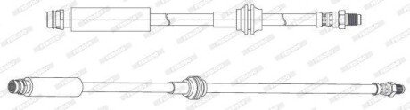 Шланг гальмівний FERODO FHY3373