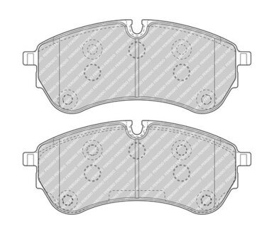 Гальмівні колодки, дискові FERODO FVR5067 (фото 1)