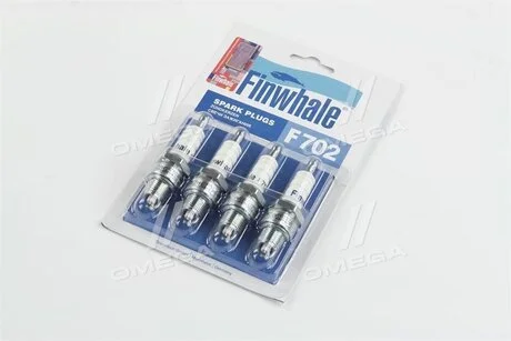 Свеча зажигания УАЗ с дв ЗМЗ 21,24,402 и УМЗ 451,4215.10 (компл.4 шт) Finwhale F702