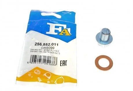 Масляні пробки/M14x15 L=14 Fischer Automotive One (FA1) 256.852.011