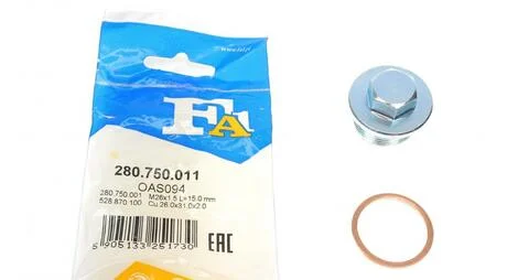 Болт слива FA1 Fischer Automotive One (FA1) 280.750.011