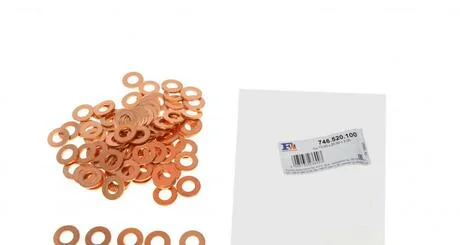 Уплотнительное кольцо/Cu 10,00 x 20,00 x 2,00 Fischer Automotive One (FA1) 746.520.100 (фото 1)