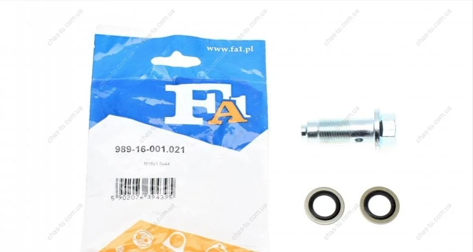 Болт з прокладками CITROËN JUMPY 20D 10- FIAT SCUDO 20D 10-16 Fischer Automotive One (FA1) 989-16-001.021 (фото 1)