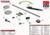 Ремкомплект цепи привода р/вала (без уплотнений) Opel Astra G/Vectra B/C 2.2 16V/2.2Dti Fischer Automotive One (FA1) TCK2NG (фото 1)