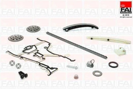 Комплект ланцюга ГРМ (з шестернями з ущільненнями) Opel Agila Z10XE/XEP/Astra G/H Z12EX/EXP/Z14XEL/XEP/Combo MK II Z14XEP/Corsa B/C/D Fischer Automotive One (FA1) TCK4S
