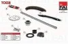 Комплект ГРМ(ланцюг+2 зірки+натяжник+2 лижі) Opel Vivaro 2.0 CDTI 06.08- Fischer Automotive One (FA1) TCK58 (фото 1)