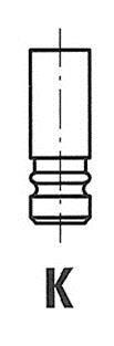 Клапан выпускной RENAULT 3966/R EX R3966/R FRECCIA R3966R