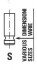 Клапан впускний NISSAN YD22DDT/YD25DDTi R6284/SNT FRECCIA R6284SNT (фото 1)