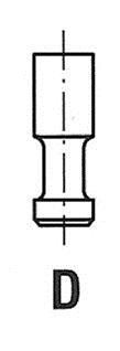 Клапан впускной MAZDA 6615/SNT IN R6615/SNT FRECCIA R6615SNT