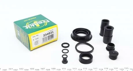 Ремкомплект гальмівного супорта TOYOTA Yaris 05-12, Yaris 11-18; HONDA Civic FB/FG 11-17, Civic FC/FK 15-; MINI Cooper R50 00-06 FRENKIT 234021