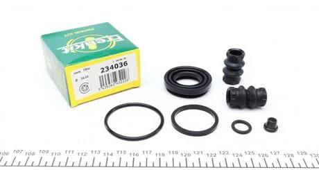 Ремкомплект гальмівного супорта RENAULT Megane III 09-16, Megane IV 16-, Scenic III 09-16, Fluence 09-17; MERCEDES-BENZ A-Class W176 12-18, GLA X156 13-20, CLA 13-19, B-Class W242-246 11-18; LAND ROVER Range Rover Evoque 11-19 FRENKIT 234036