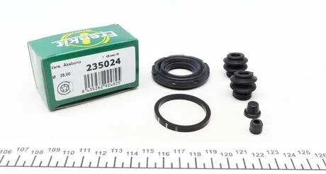 Ремкомплект гальмівного супорта NISSAN Qashqai 07-14, Juke 10-19, X-Trail T31 07-14, Tiida C11 04-12, Sentra 12-21, Tiida C12 11- FRENKIT 235024