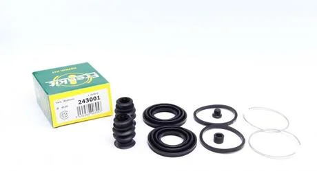Ремкомплект гальмівного супорта PEUGEOT 4007 07-12; MITSUBISHI Lancer X 07-, Outlander 12-15, Outlander 02-07, Pajero Sport 08-16, Outlander 07-12, Pajero 91-99, Pajero Sport 99-09, Space Wagon 98-04, Galant 96-03, Galant 92-96, L200 96-06, L400 94-0 FRENKIT 243001