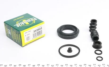Ремкомплект гальмівного супорта FORD Edge 06-15; FIAT Freemont 11-16; DODGE Journey 07-20; JAGUAR XJ 03-09, S-Type 99-07; CHRYSLER Grand Voyager 08-15; LANCIA Voyager 11-15 FRENKIT 243042