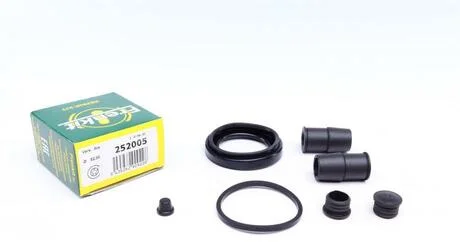 Ремкомплект гальмівного супорта VW LT28-55 96-06; MERCEDES-BENZ Sprinter 906 06-18, Sprinter 901-905 95-06; OPEL Astra G 98-05, Vectra B 95-02, Astra F 91-98; DAEWOO Lanos 97-20, Nexia 95-16, Nubira 97-01 FRENKIT 252005