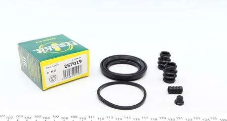 Ремкомплект гальмівного супорта переднього HONDA Accord CG/CH 98-02, Civic 01-05; MERCEDES-BENZ A-Class W168 97-04; NISSAN Almera N16 00-06, Primera P12 02-08, Teana 03-08, Primera P11 96-02, Primera P10 90-96, Maxima A32 94-00; LAND ROVER Freelander FRENKIT 257019