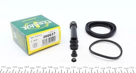 Ремкомплект тормозного суппорта KIA BESTA, K2500, K2700 MAZDA E1, E2 (VAN, WAGON, PICK-UP) FORD ECON FR260027 FRENKIT 260027