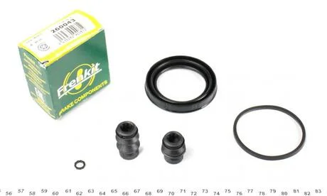 Ремкомплект тормозного суппорта MERCEDES E-CLASS (W211,S211) 3-02 -> FR260043 FRENKIT 260043
