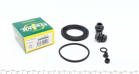 Ремкомплект гальмівного супорта переднього RENAULT Koleos 16-; NISSAN Qashqai 07-14, X-Trail T32 14-21, Qashqai 14-22, Rogue T32 13-20, X-Trail T31 07-14; MAZDA CX-5 12-17, CX-5 17- FRENKIT 260052