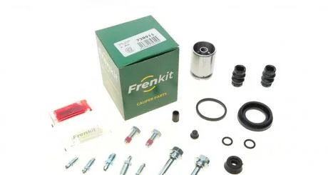 Ремкомплект супорту заднього Audi/Ford/Honda/Opel/Peugeot/Renault/Skoda/VW (d=38mm)(Lukas/TRW)(+поршень/напрямні) FRENKIT 738911