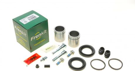 Ремкомплект супорту переднього Hyundai Santa Fe I (d=43mm)(Mando)(+поршень/напрямні) FRENKIT 743227