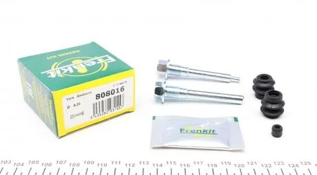 Ремкомплект напрямних супорту заднього NISSAN Qashqai 07-14, Tiida C11 04-12, X-Trail T30 00-09 FRENKIT 808016