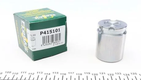 Поршень гальмівного супорту VW Golf VI 09-14; AUDI A4 04-08; SKODA Octavia A7 13-19; TOYOTA ProAce 13-16; RENAULT Trafic 14-; SEAT Leon 12-20; FIAT Scudo 07-16; PEUGEOT Expert 07-16; NISSAN NV300 16-; CITROEN Jumpy 07-16; OPEL Vivaro 01-14; ALFA ROME FRENKIT P415101