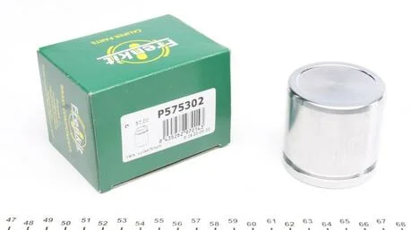Поршень гальмівного супорту HONDA Civic 95-01, CR-V 95-01, FR-V 04-09, HR-V 98-06, Accord CD/CE 93-98; MERCEDES-BENZ A-Class W169 04-12; CHRYSLER PT Cruiser 00-10; ROVER 600 93-99 FRENKIT P575302