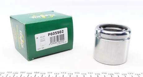 Поршень гальмівного супорту VW T5 03-15; RENAULT Scenic III 09-16; FORD Mondeo IV 07-15; BMW X5 E70 07-13; PEUGEOT Partner 08-; CITROEN Berlingo 08-18; VOLVO V70 07-16; LAND ROVER Freelander 06-14; JAGUAR XF 08-15; ALFA ROMEO 159 05-11; DS DS5 15-18 FRENKIT P605502