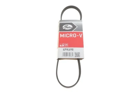 Доріжковий ремінь Gates 4PK698