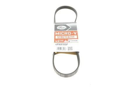 Пас приводной с длиной круга более 60см, но не более 180см Gates 4PK810SF